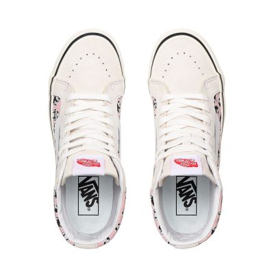 Vans Anaheim Factory Sk8-Hi 38 DX - Kadın Bilekli Ayakkabı (Beyaz)